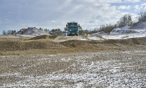 11.02.2020 - Baustelle Zufahrt zum Alexisquartier an der Ständlerstrasse in Neuperlach