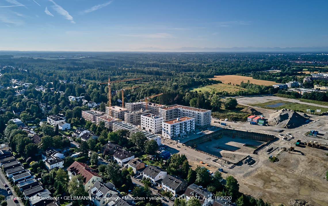 16.08.2020 - Baustelle Alexisquartier in Neuperlach