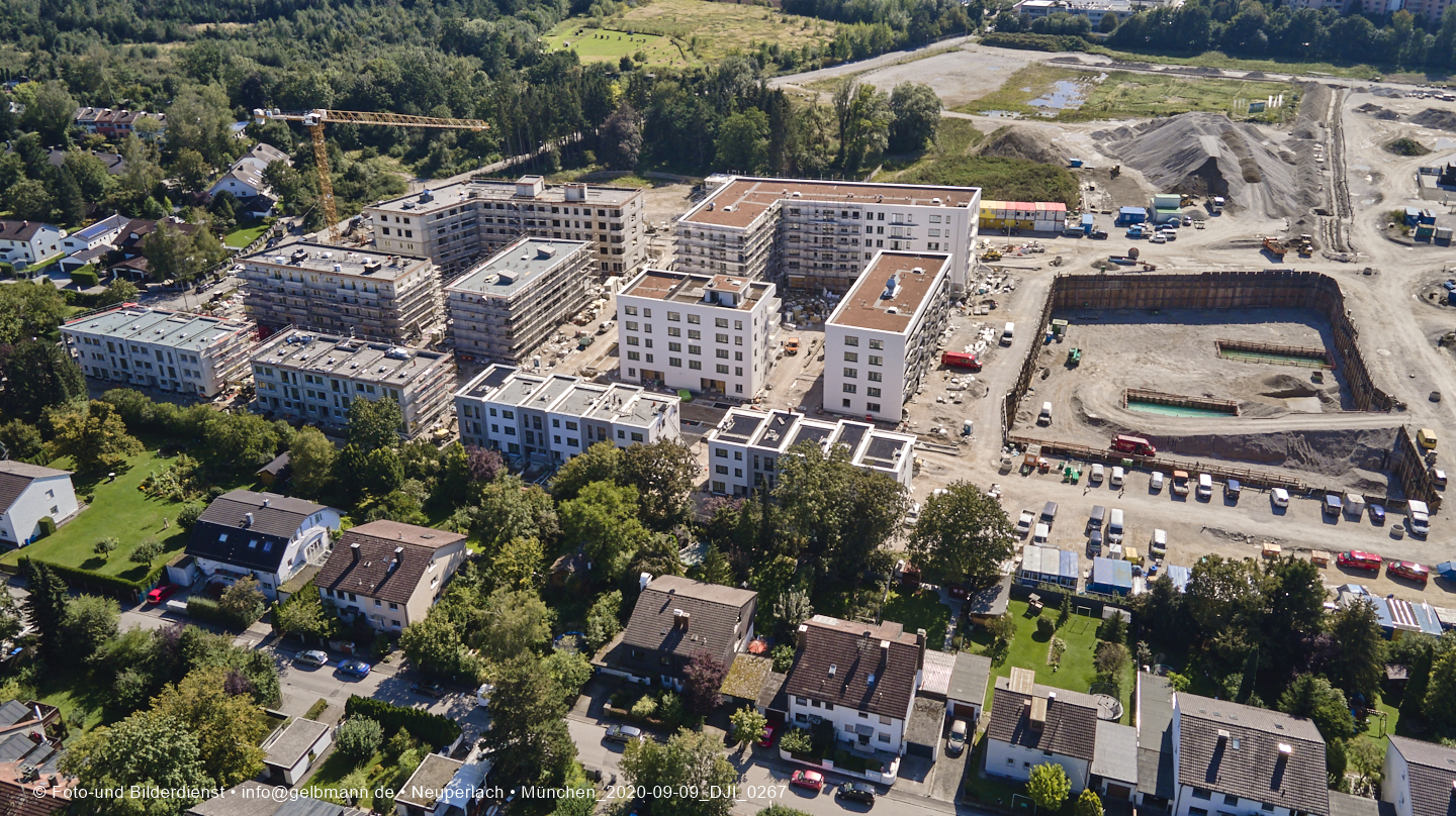 09.09.2020 - Baustelle Alexisqaurtier in Neuperlach