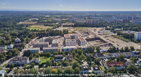 09.09.2020 - Marx-Zentrum, Studentenwohnheim, Wohnanlage Karl-Marx-Ring 52-62, KMR 53-57c Umgebung
