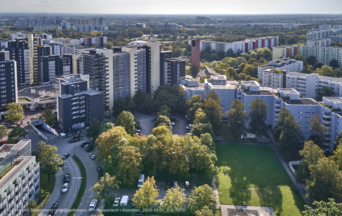 01.01.2020 - Marx-Zentrum und Karl-Marx-Ring 52-62 und Studentenwohnheim in Neuperlach