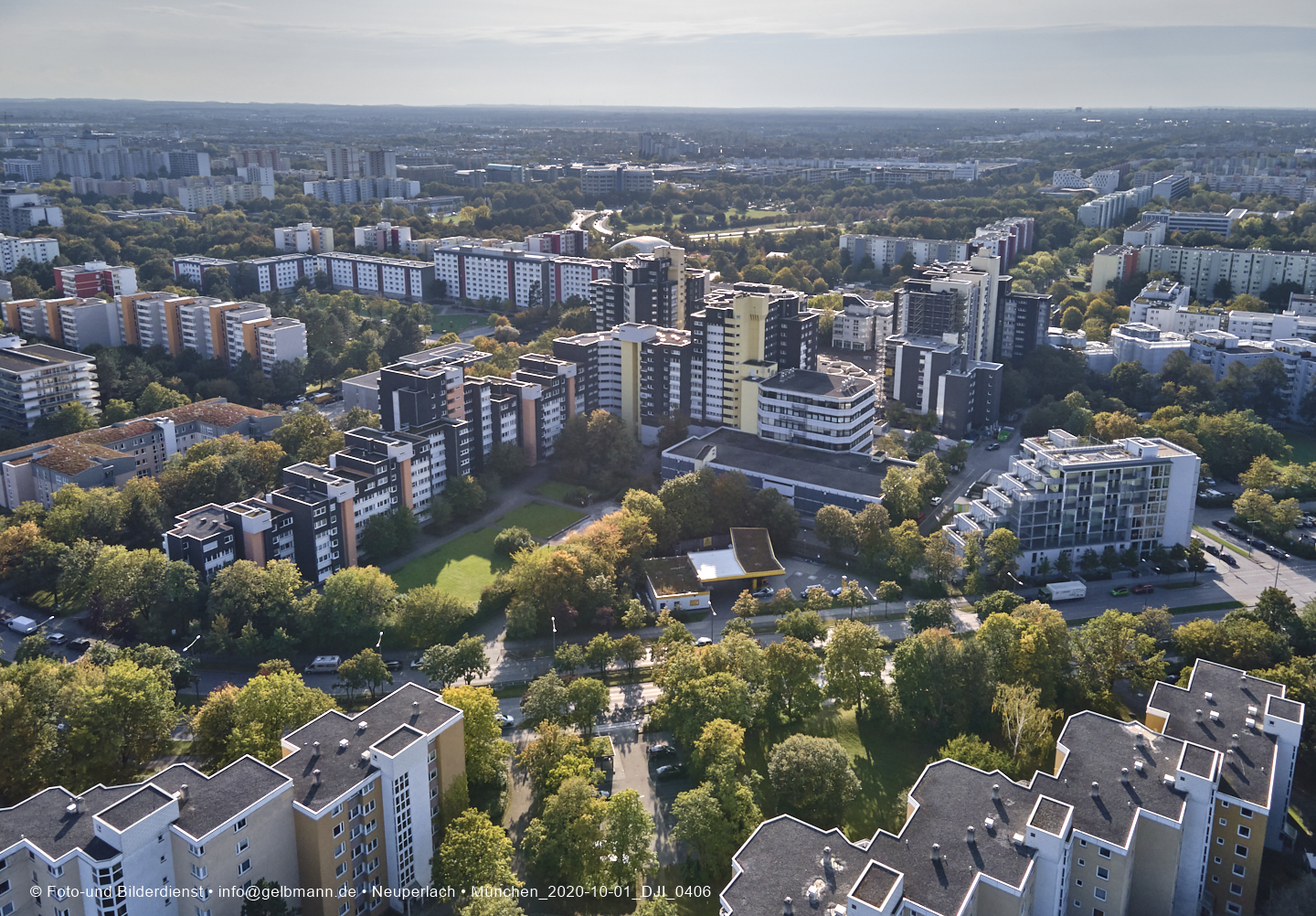 01.01.2020 - Marx-Zentrum und Karl-Marx-Ring 52-62 und Studentenwohnheim in Neuperlach