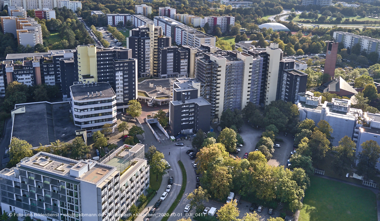 01.01.2020 - Marx-Zentrum und Karl-Marx-Ring 52-62 und Studentenwohnheim in Neuperlach