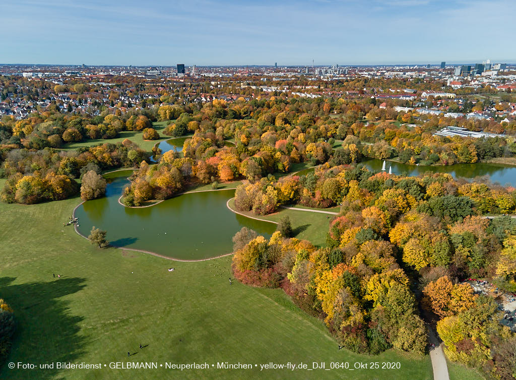 25.10.2020 - Der Ostpark in Neuperlach im Herbst 2020