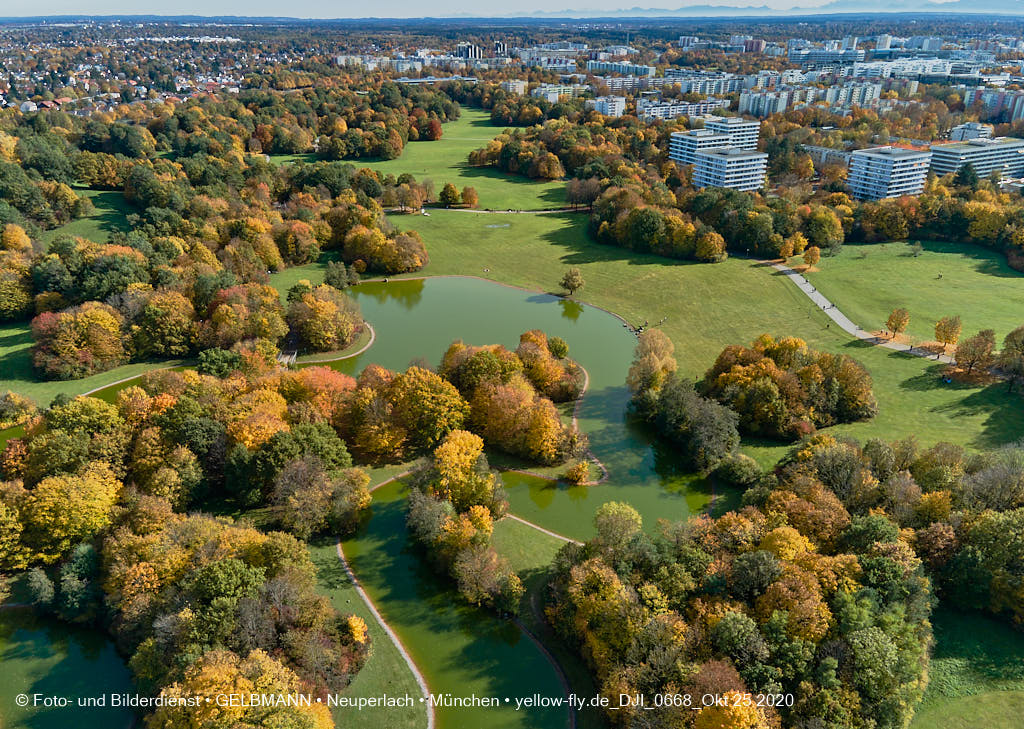 25.10.2020 - Der Ostpark in Neuperlach im Herbst 2020