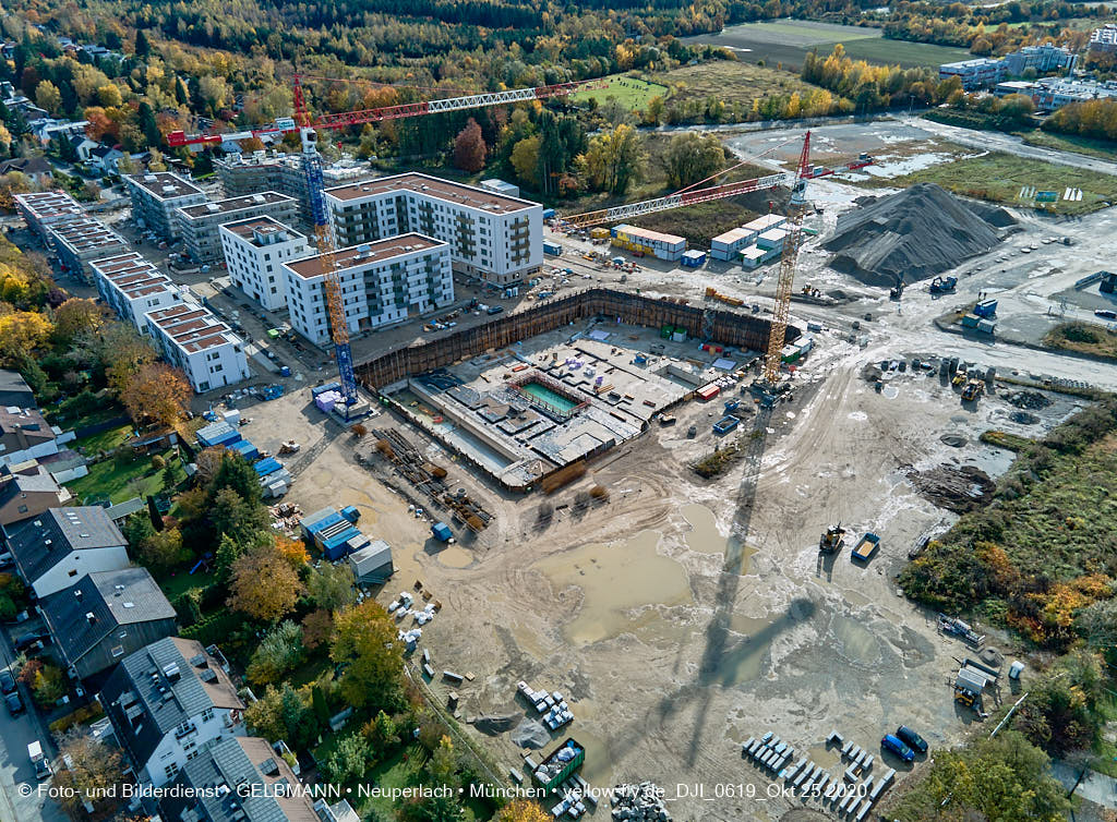 15.10.2020 - Baustelle Alexisquartier in Neuperlach
