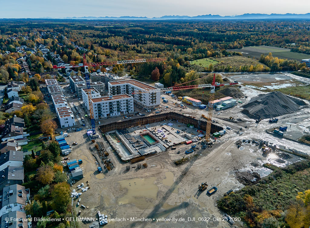 15.10.2020 - Baustelle Alexisquartier in Neuperlach