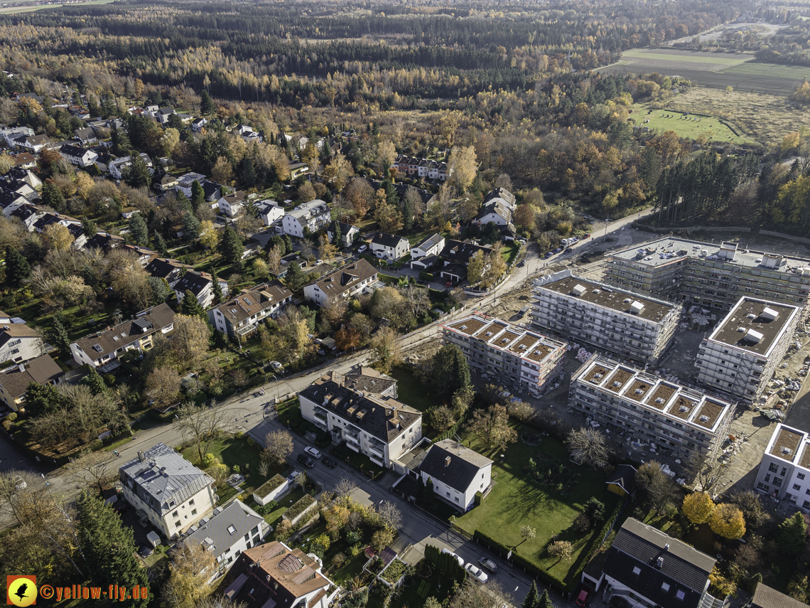07.11.2020 - Baustelle Alexisqaurtier und Pandion Verde am Karl-Marx-Ring in Neuperlach