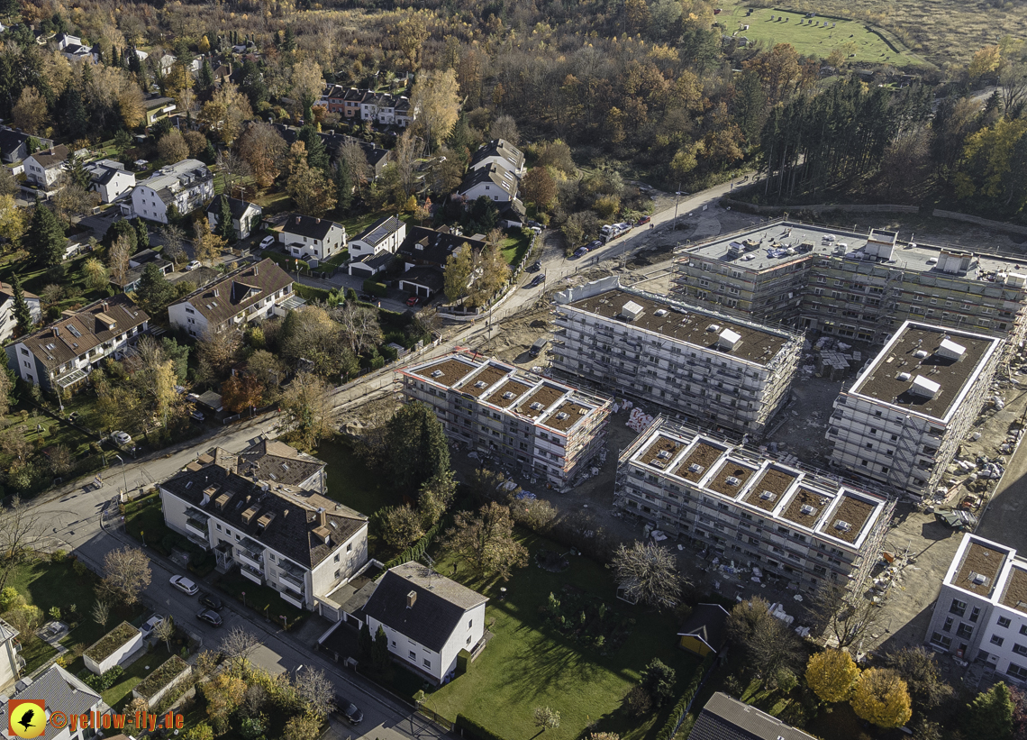 07.11.2020 - Baustelle Alexisqaurtier und Pandion Verde am Karl-Marx-Ring in Neuperlach