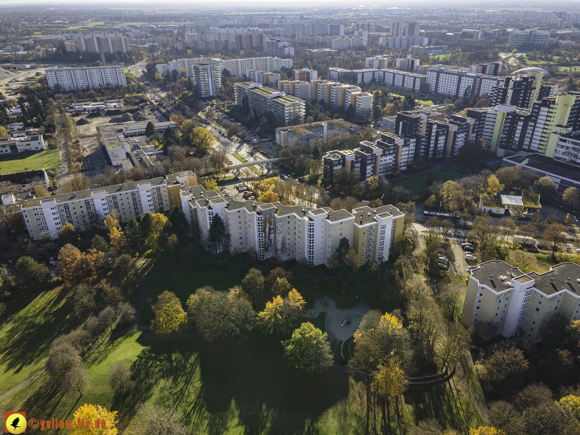 07.11.2020 - Fassadensanierung im Marx-Zentrum und am Karl-Marx-Ring in Neuperlach