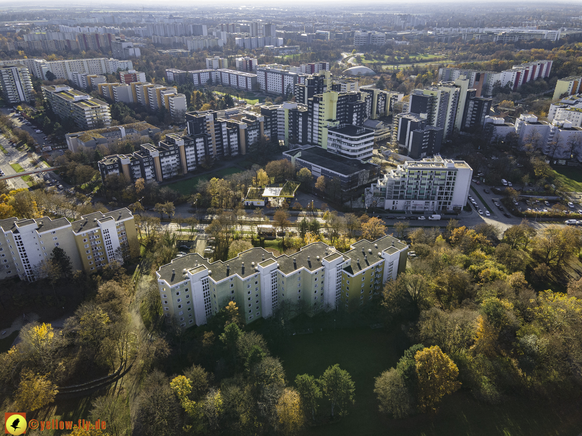 07.11.2020 - Fassadensanierung im Marx-Zentrum und am Karl-Marx-Ring in Neuperlach