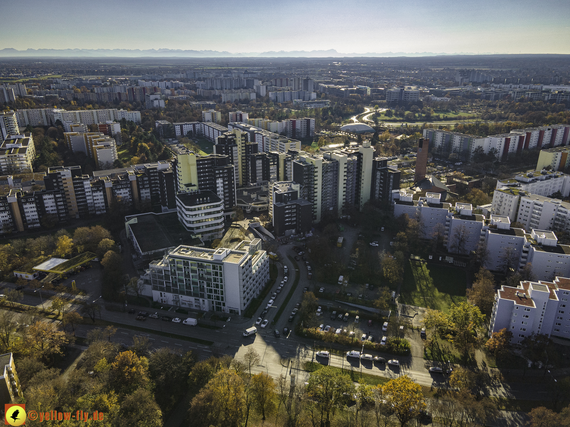 07.11.2020 - Fassadensanierung im Marx-Zentrum und am Karl-Marx-Ring in Neuperlach