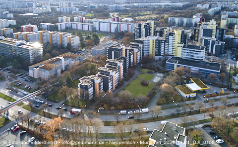 21.11.2020 - Marx-Zentrum und Karl-Marx-Ring 52-62 und Studentenwohnheim in Neuperlach