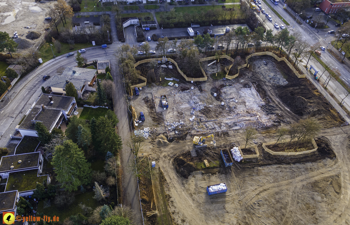 14.12.2020 - Baustelle zur Grundschule am Karl-Marx-Ring in Neuperlach