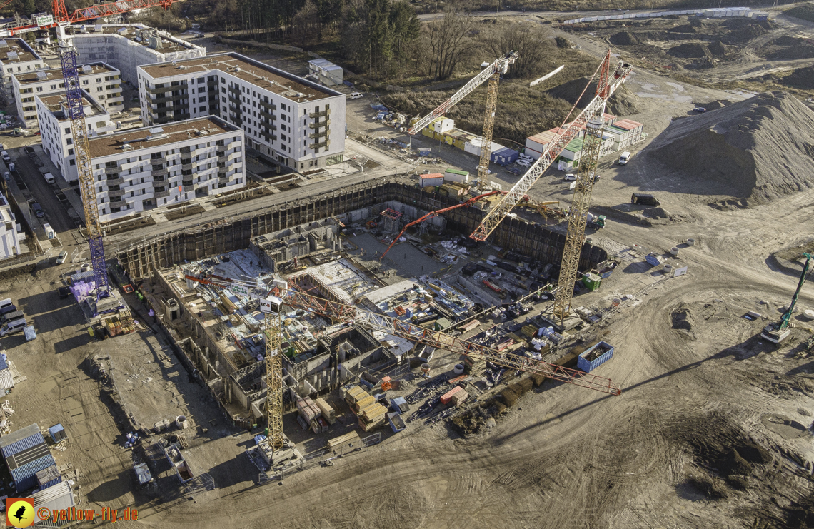 18.12.2020 - Baustelle Alexisquartier in Neuperlach