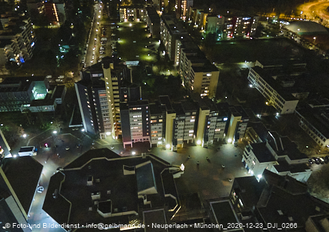 23.12.2020 - Marx-Zentrum und Karl-Marx-Ring 52-62 und Studentenwohnheim in Neuperlach