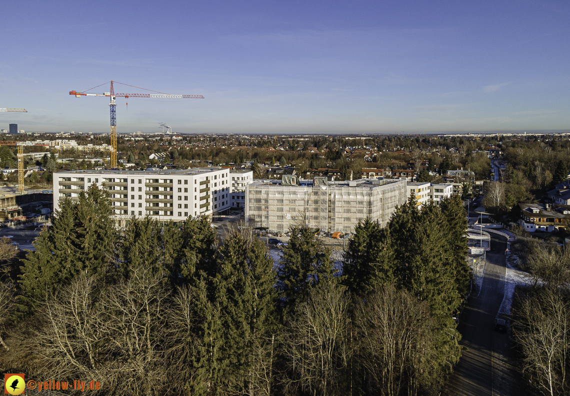 31.12.2020 - Baustelle Alexisquartier und PandionVerde in Neuperlach