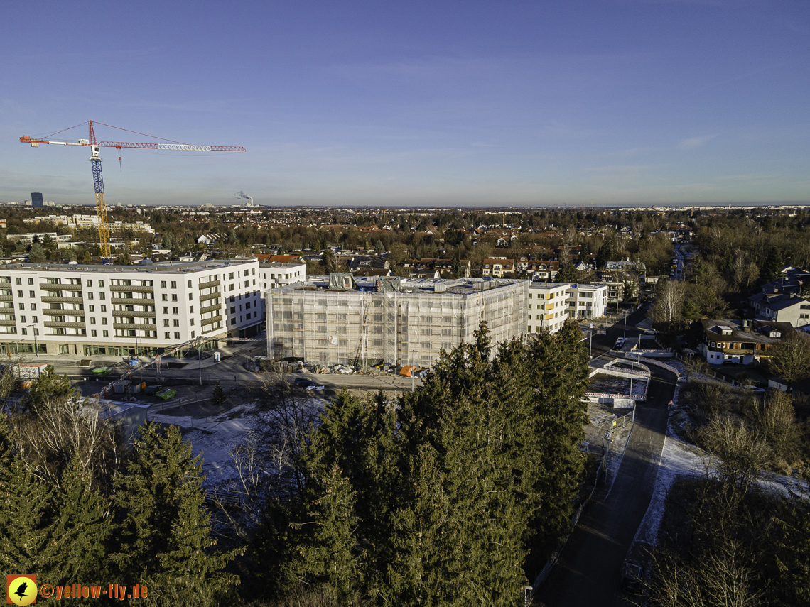31.12.2020 - Baustelle Alexisquartier und PandionVerde in Neuperlach