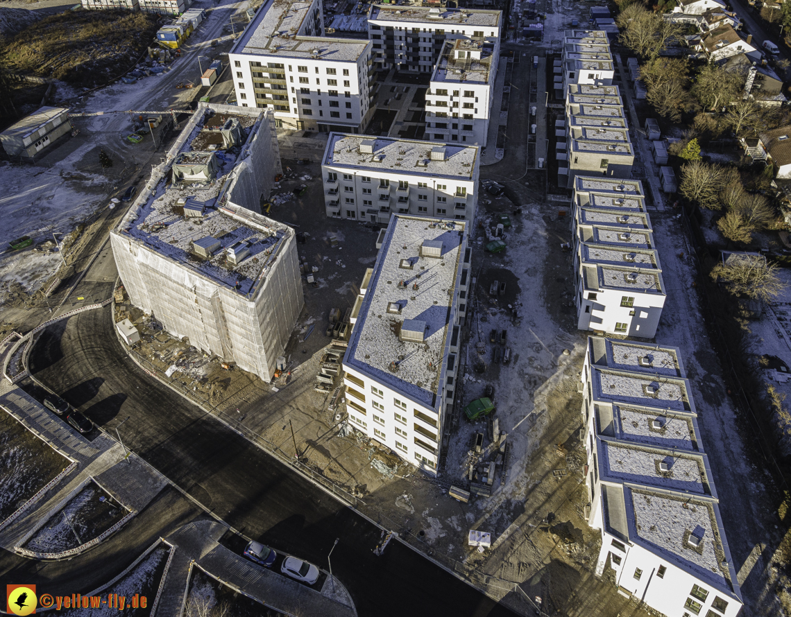 31.12.2020 - Baustelle Alexisquartier und PandionVerde in Neuperlach