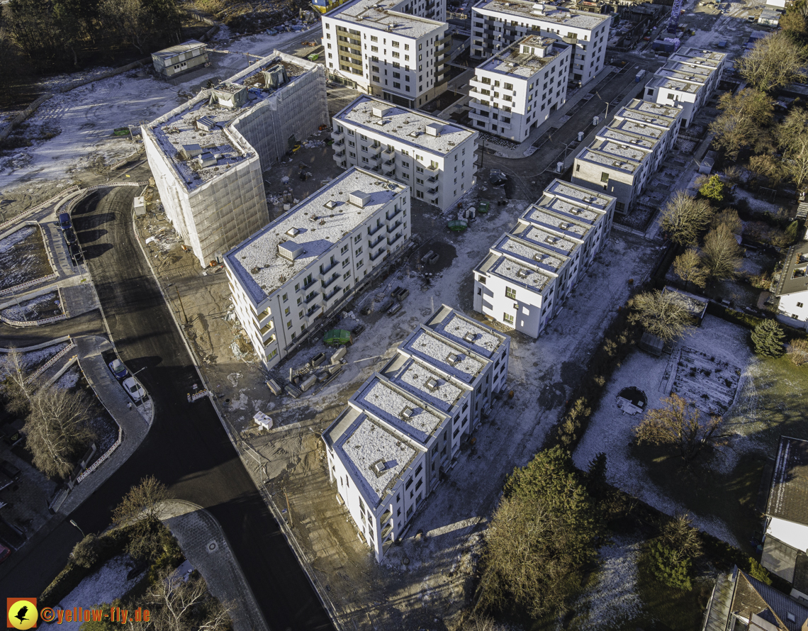 31.12.2020 - Baustelle Alexisquartier und PandionVerde in Neuperlach