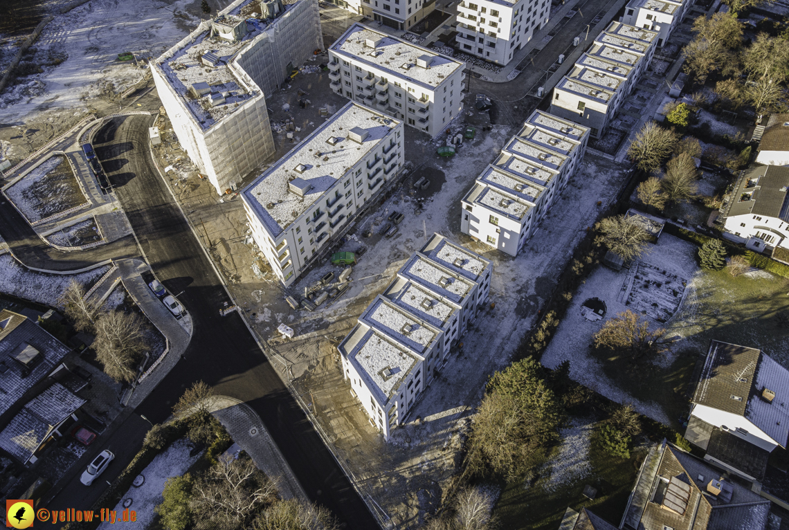 31.12.2020 - Baustelle Alexisquartier und PandionVerde in Neuperlach