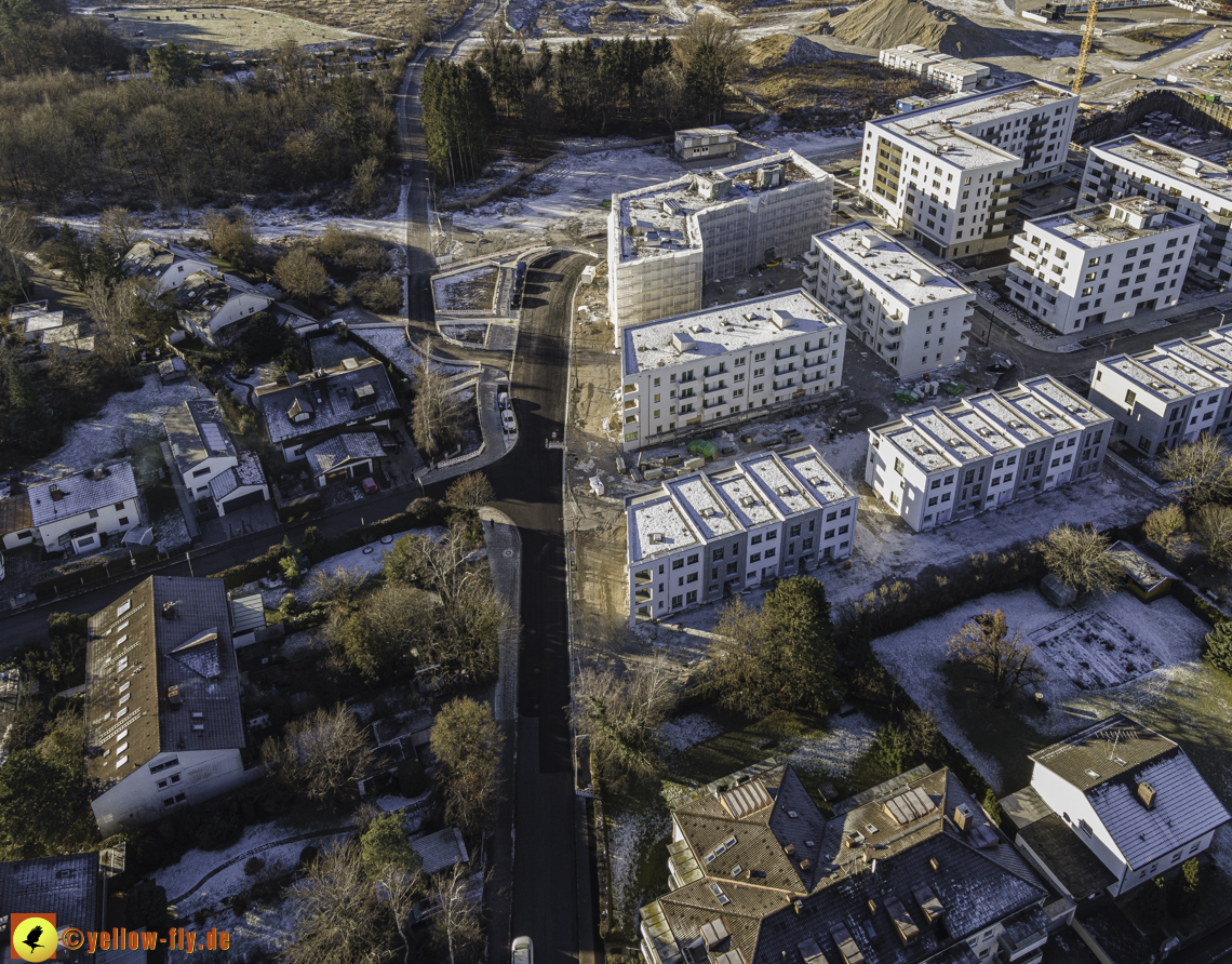 31.12.2020 - Baustelle Alexisquartier und PandionVerde in Neuperlach