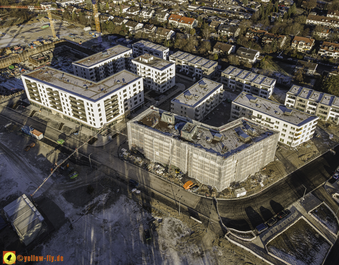31.12.2020 - Baustelle Alexisquartier und PandionVerde in Neuperlach