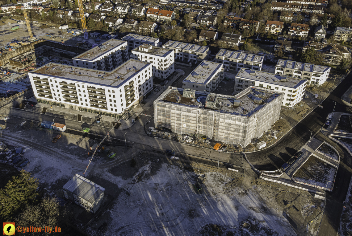 31.12.2020 - Baustelle Alexisquartier und PandionVerde in Neuperlach