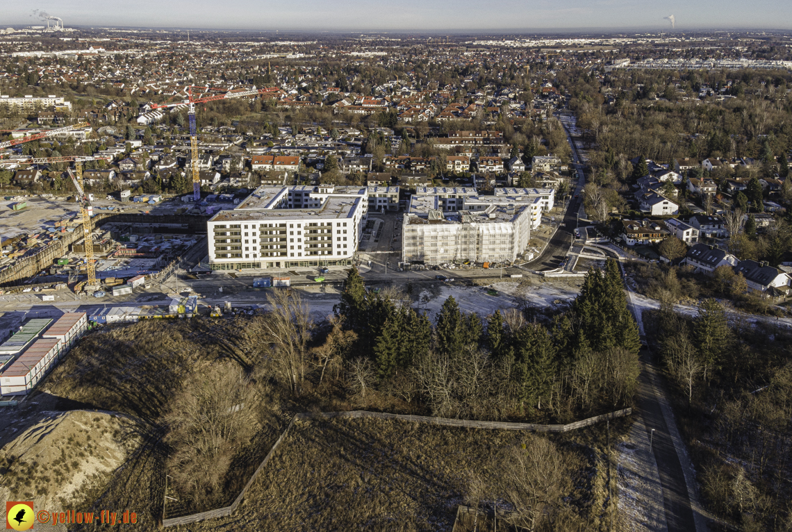 31.12.2020 - Baustelle Alexisquartier und PandionVerde in Neuperlach