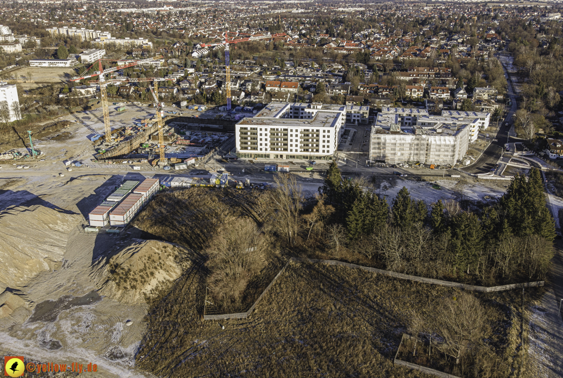 31.12.2020 - Baustelle Alexisquartier und PandionVerde in Neuperlach