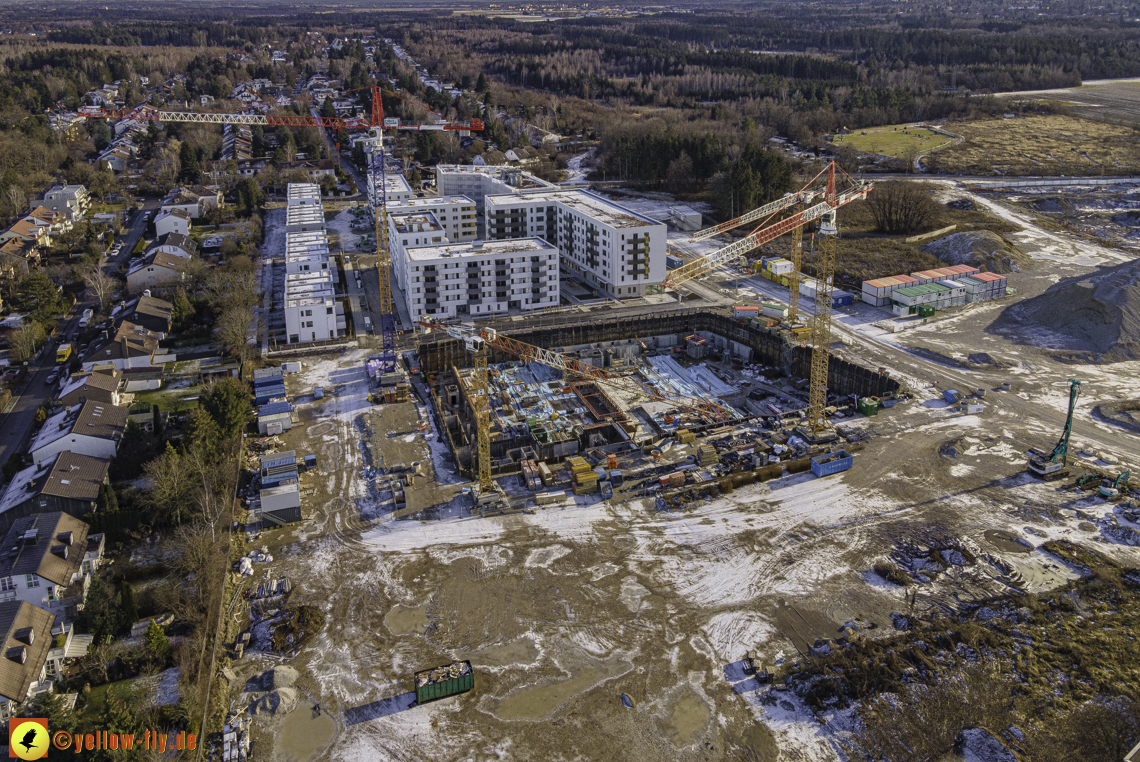 31.12.2020 - Baustelle Alexisquartier und PandionVerde in Neuperlach