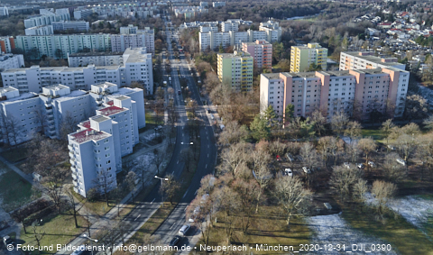 31.12.2020 - Marx-Zentrum und Karl-Marx-Ring 52-62 und Studentenwohnheim in Neuperlach
