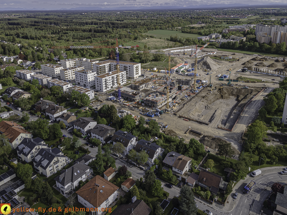 19.05.2021 - Baustelle Alexisquartier und Umgebung in Neuperlach