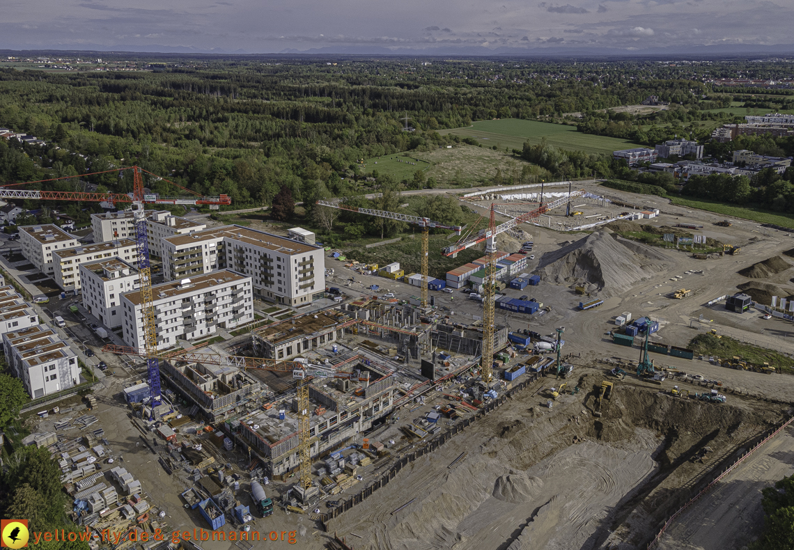 19.05.2021 - Baustelle Alexisquartier und Umgebung in Neuperlach