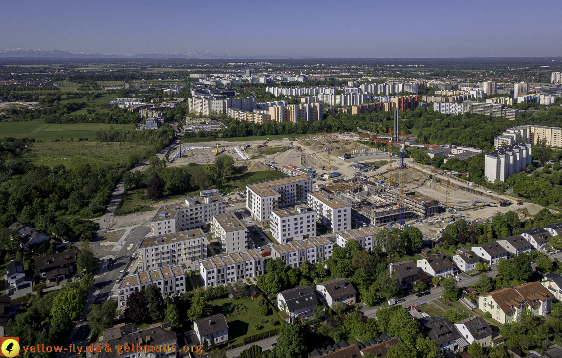 21.05.2021 - Baustelle Alexisquartier udn PAndion Verde in Neuperlach
