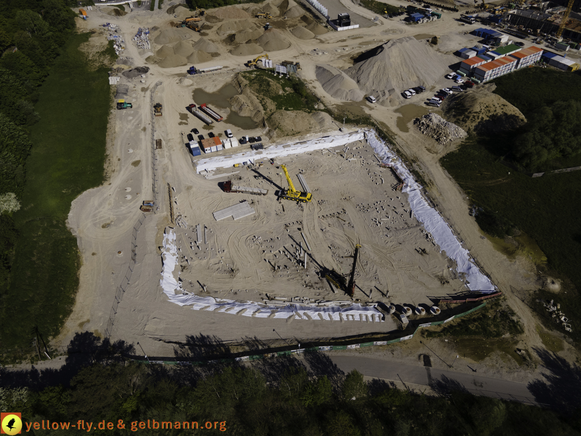 21.05.2021 - Baustelle Alexisquartier udn PAndion Verde in Neuperlach