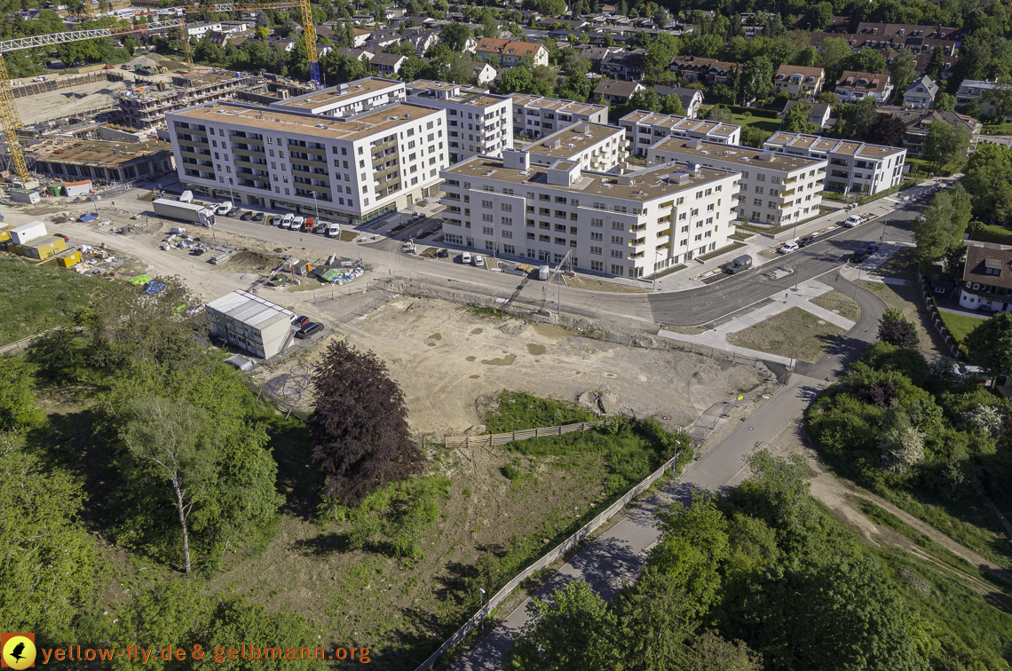 21.05.2021 - Baustelle Alexisquartier udn PAndion Verde in Neuperlach
