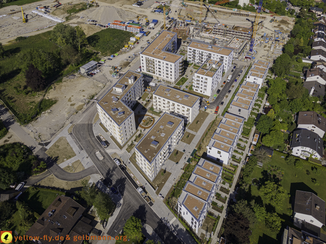 21.05.2021 - Baustelle Alexisquartier udn PAndion Verde in Neuperlach
