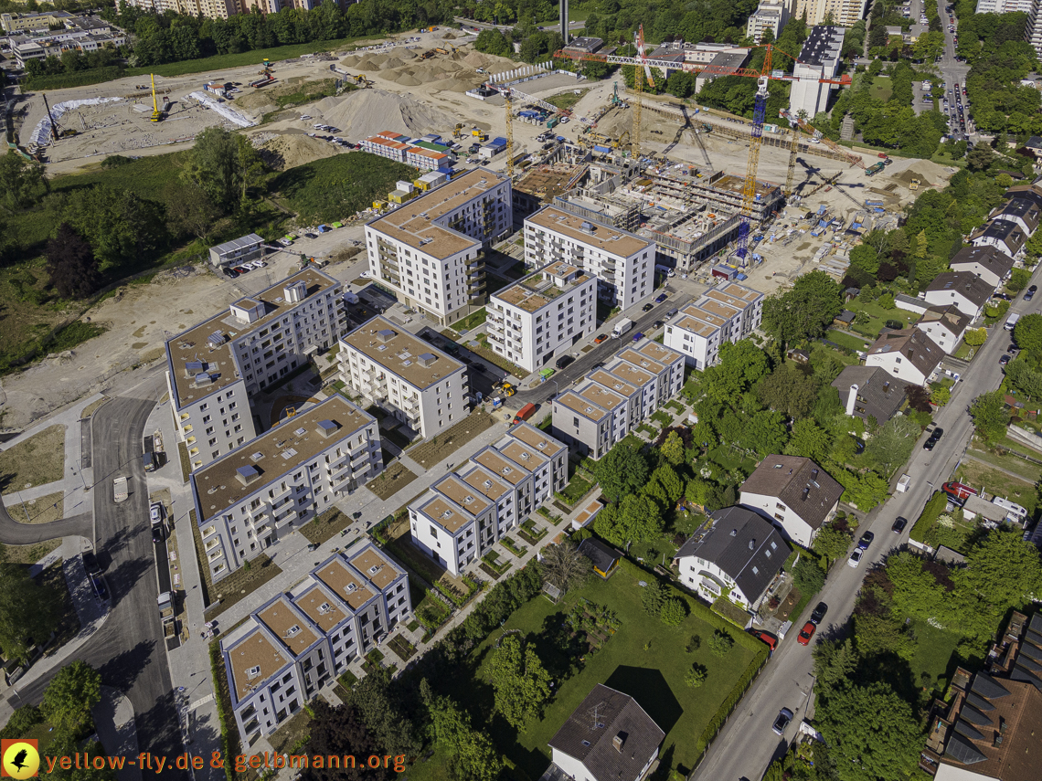 21.05.2021 - Baustelle Alexisquartier udn PAndion Verde in Neuperlach