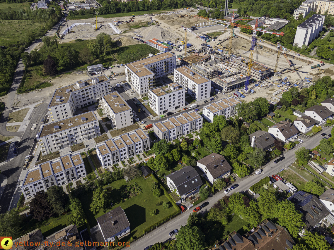21.05.2021 - Baustelle Alexisquartier udn PAndion Verde in Neuperlach
