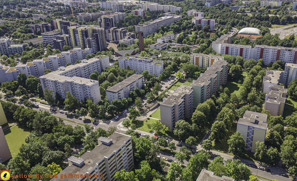 28.06.2021 - Karl-Marx-Ring und Umgebung in Neuperlach