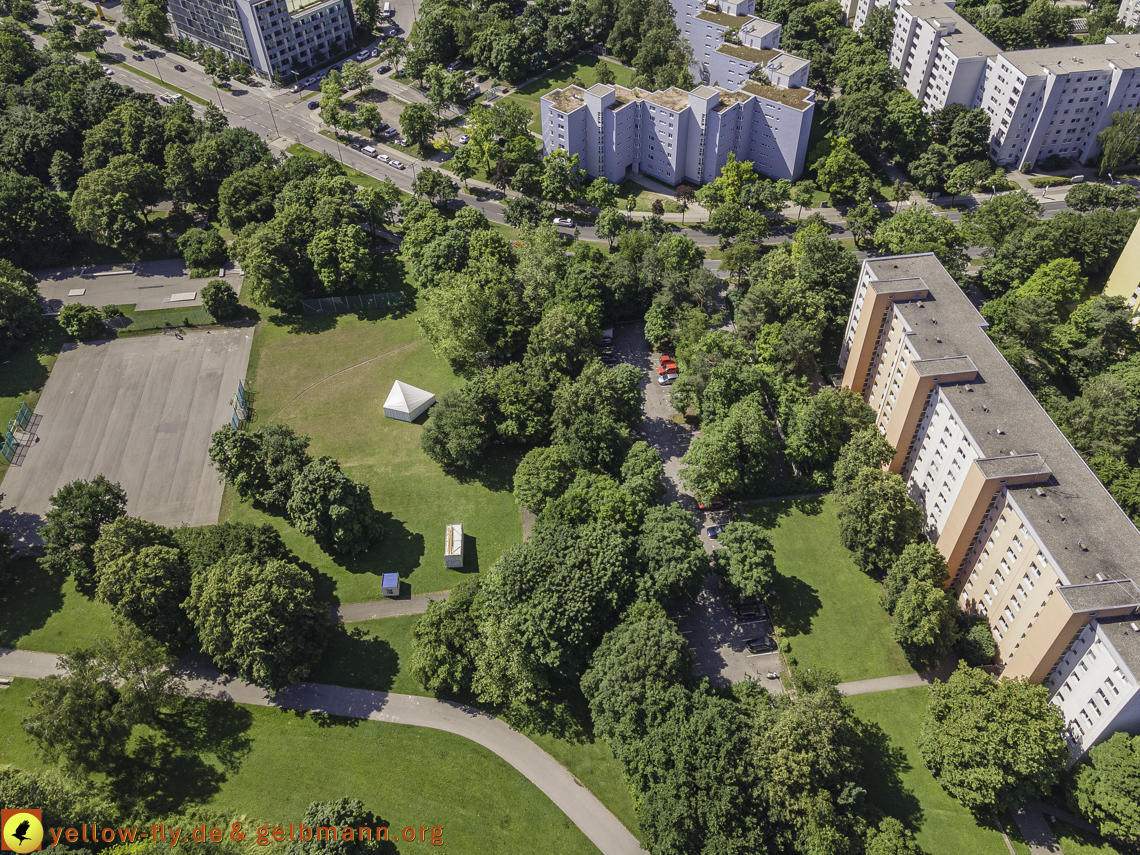 28.06.2021 - Karl-Marx-Ring und Umgebung in Neuperlach