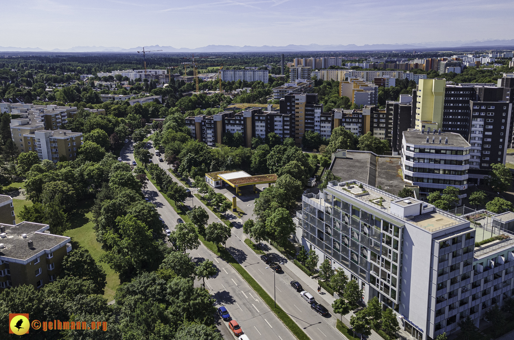 28.06.2021 - Luftbilder vom Marx-Zentrum und dem Karl-Marx-Ring 52-62
