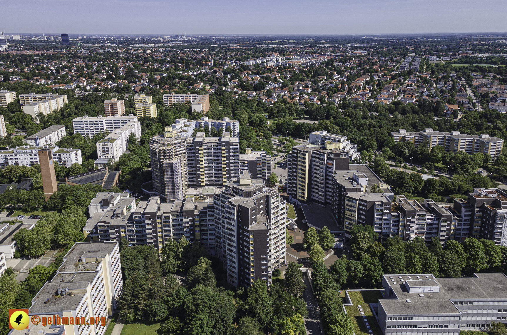 28.06.2021 - Luftbilder vom Marx-Zentrum und dem Karl-Marx-Ring 52-62
