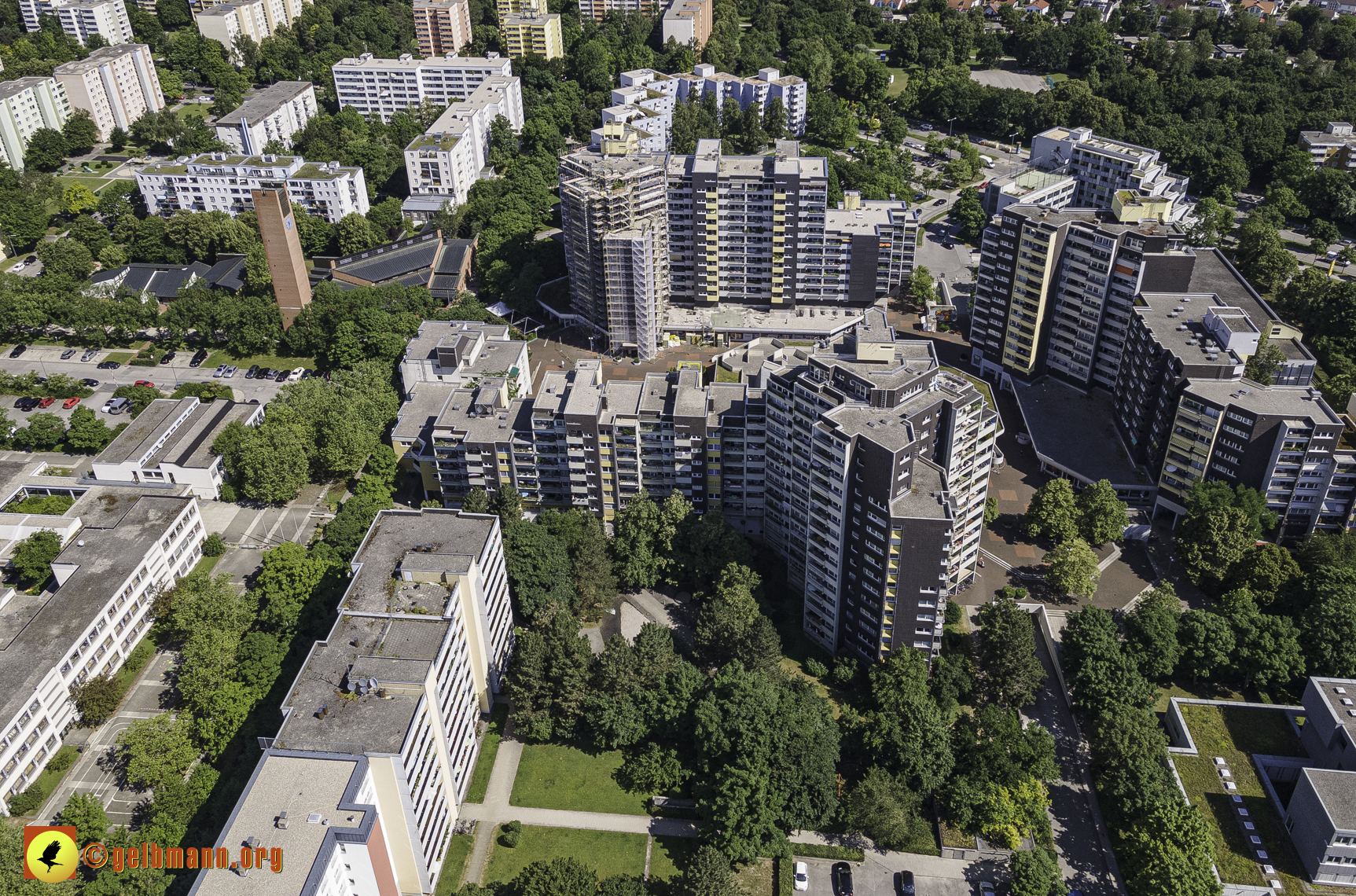 28.06.2021 - Luftbilder vom Marx-Zentrum und dem Karl-Marx-Ring 52-62