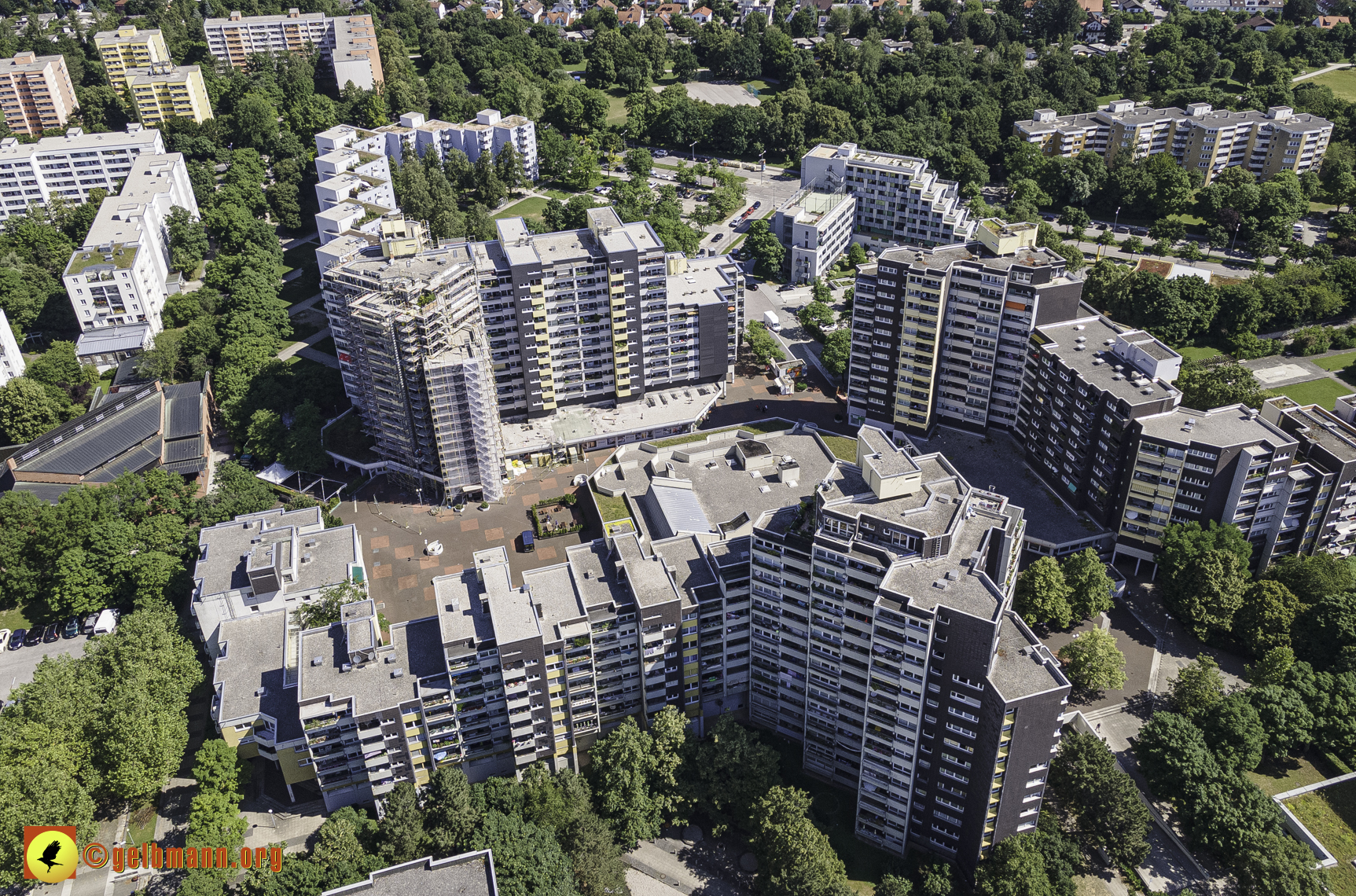 28.06.2021 - Luftbilder vom Marx-Zentrum und dem Karl-Marx-Ring 52-62