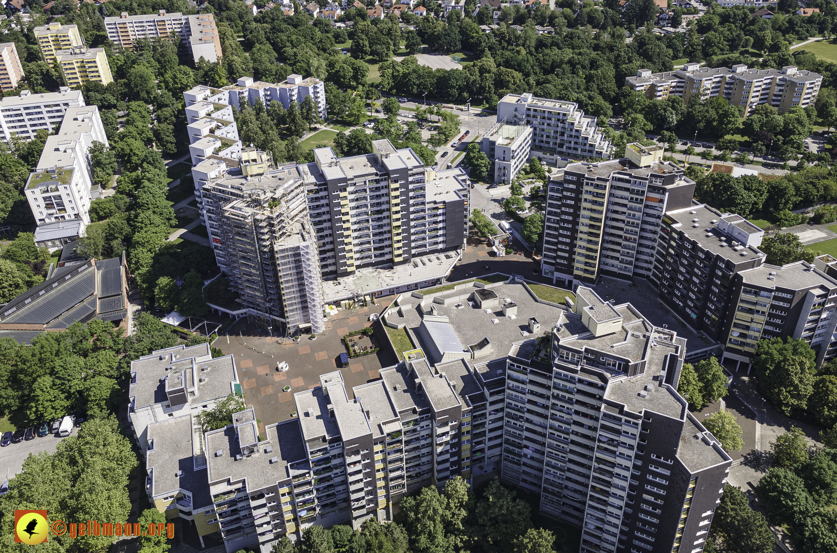 28.06.2021 - Luftbilder vom Marx-Zentrum und dem Karl-Marx-Ring 52-62