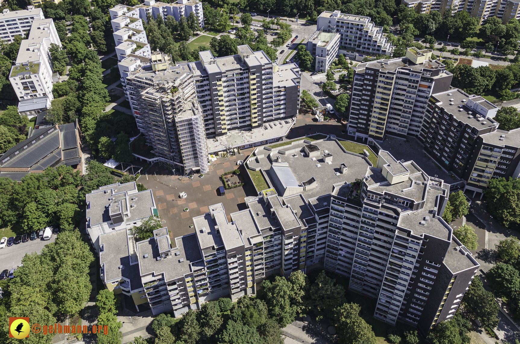 28.06.2021 - Luftbilder vom Marx-Zentrum und dem Karl-Marx-Ring 52-62