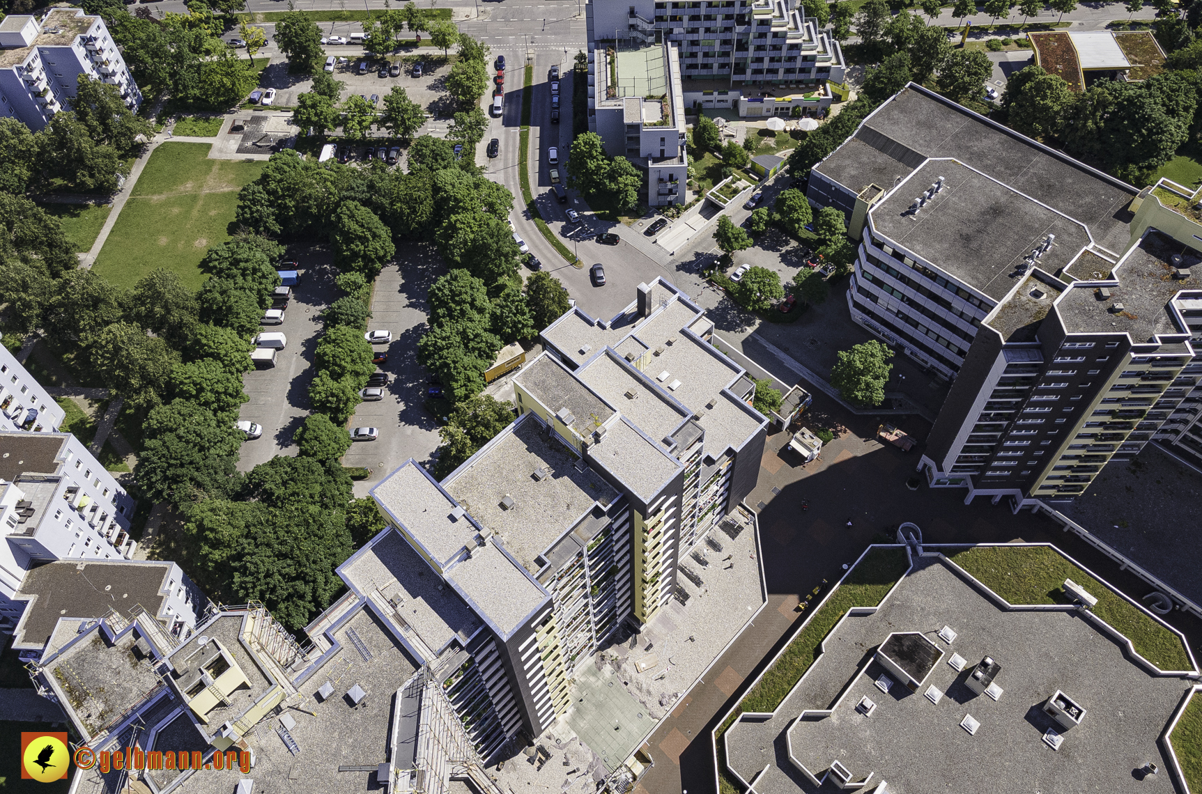 28.06.2021 - Luftbilder vom Marx-Zentrum und dem Karl-Marx-Ring 52-62