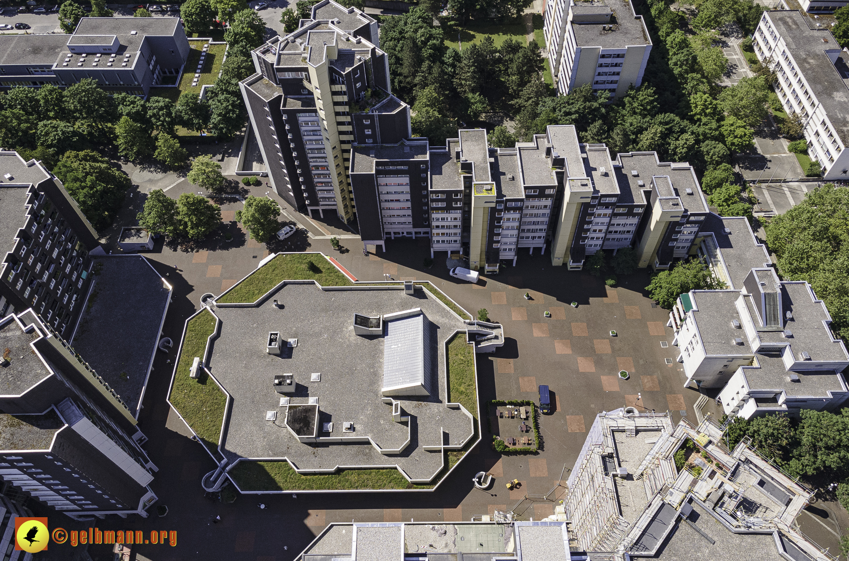 28.06.2021 - Luftbilder vom Marx-Zentrum und dem Karl-Marx-Ring 52-62